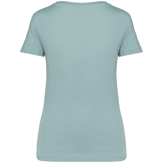 The Halene V-Neck T-Shirt - Jade Green