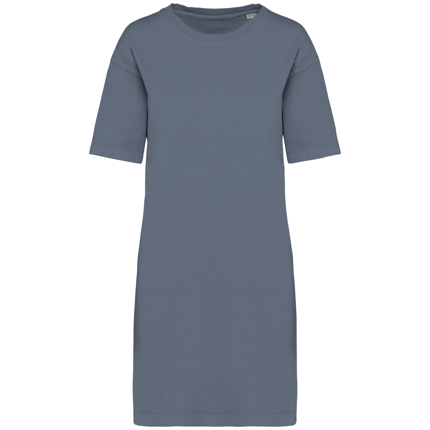 The Hollis T-Shirt Kleid - Washed Mineral Grey