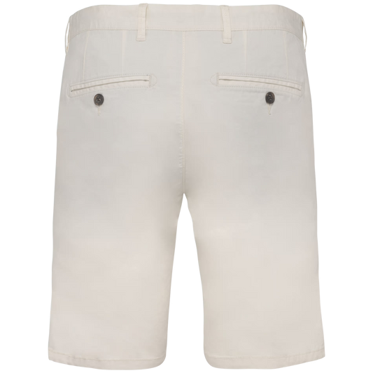 The Braxton Bermuda Shorts - Ivory Edition