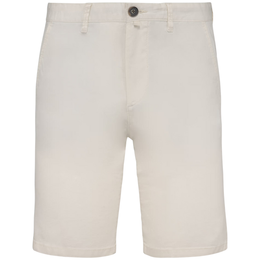 The Braxton Bermuda Shorts - Ivory Edition