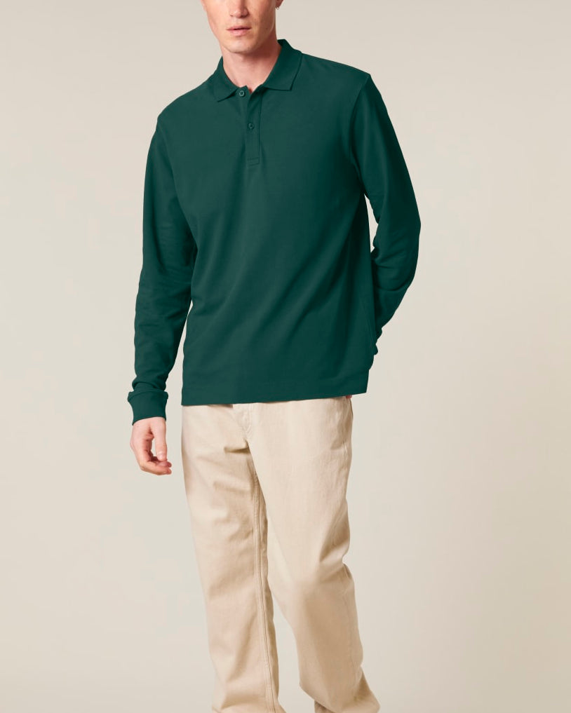 Belgrave Polo Shirt Longsleeve - Eton Green