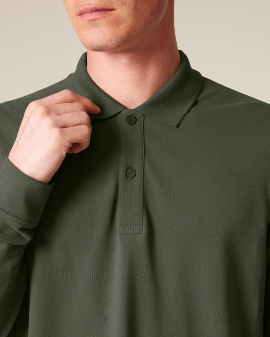 Belgrave Polo Shirt Longsleeve - Countryside Khaki