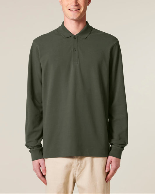 Belgrave Polo Shirt Longsleeve - Countryside Khaki