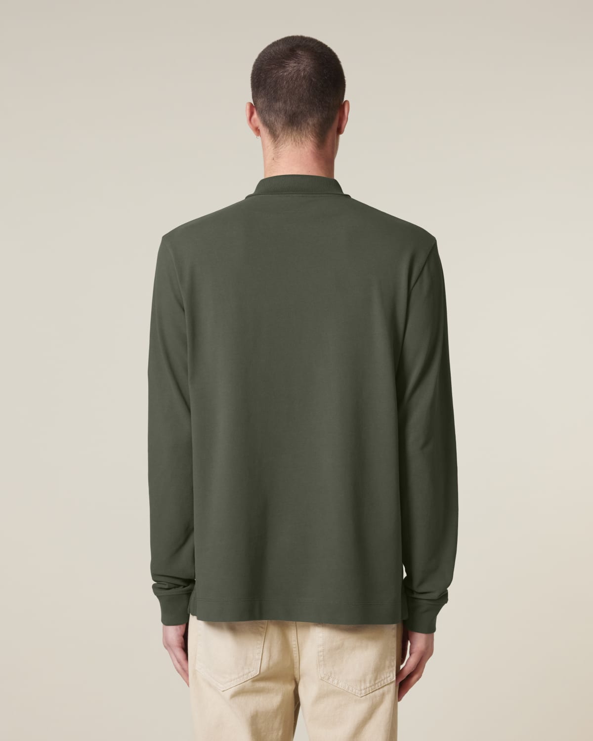 Belgrave Polo Shirt Longsleeve - Countryside Khaki
