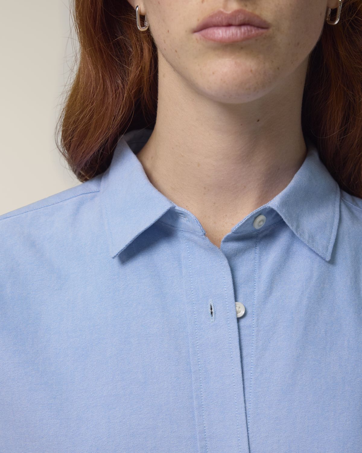 Oxford Shirt Female - Oxford Blue