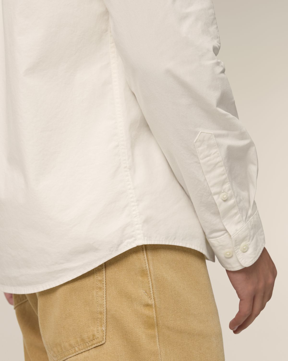 The Ashford Poplin - French Cream