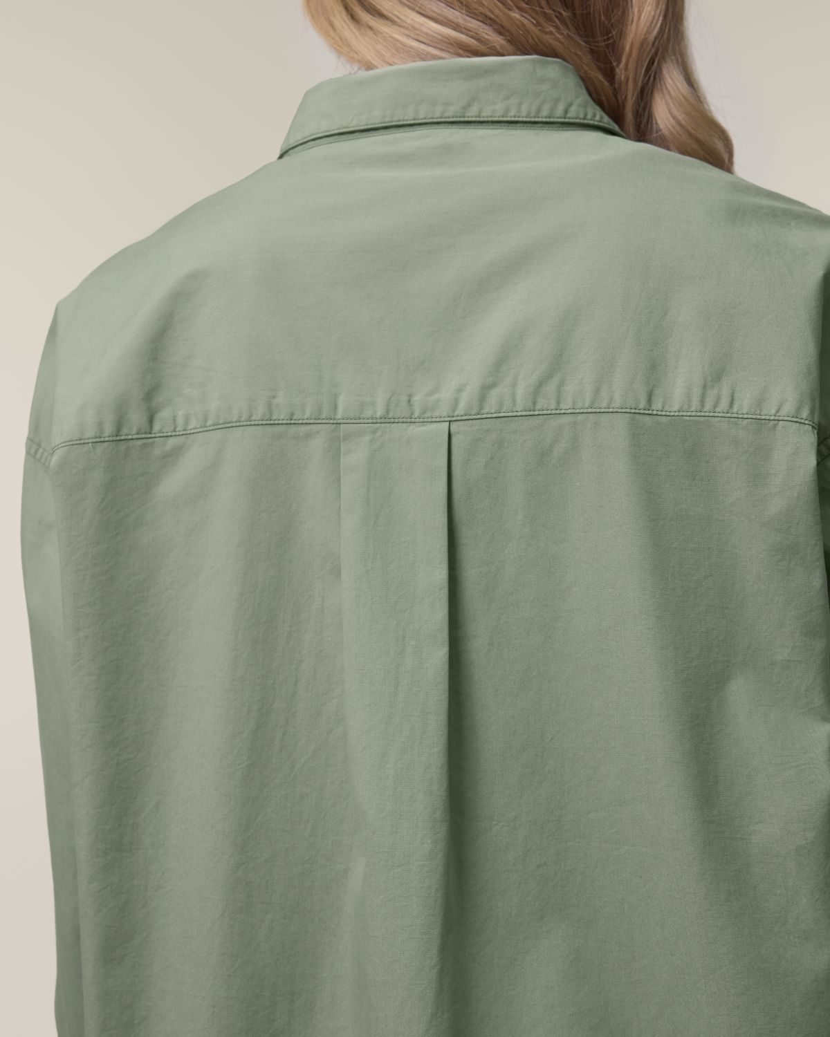 The Roselyn Poplin - Soft Khaki