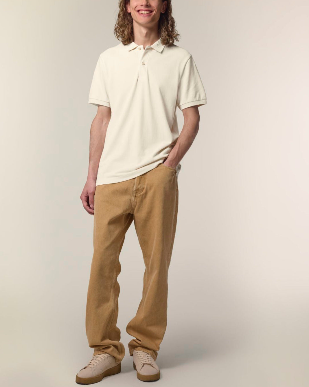 Belgrave Polo Shirt - Champagne Fog