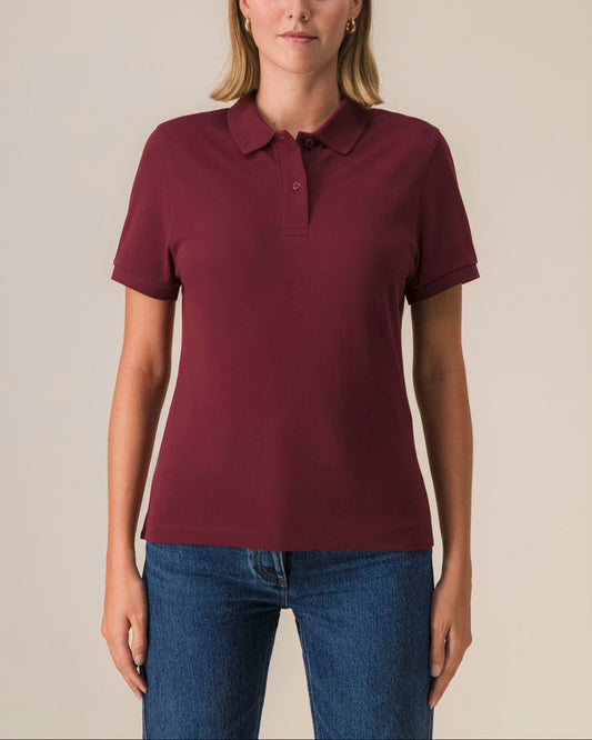 The Beaumont Polo Shirt - Claret Vale