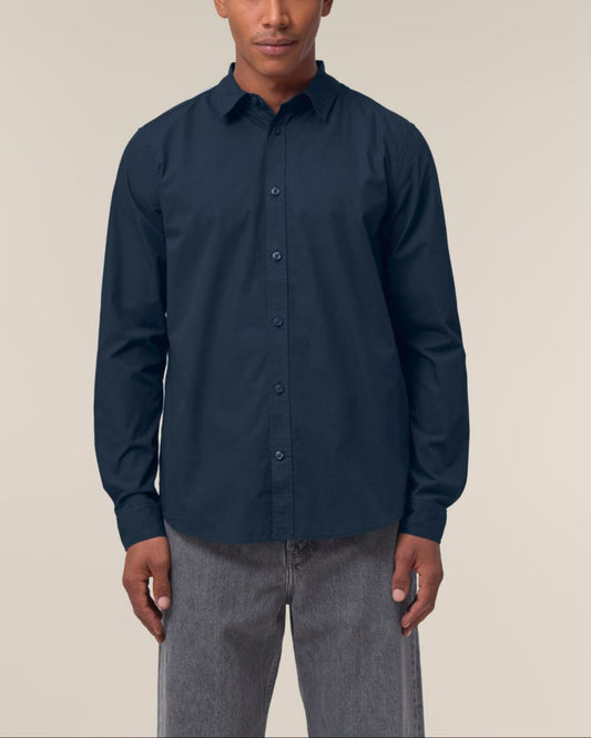The Ashford Poplin Hemd - Midnight Edition