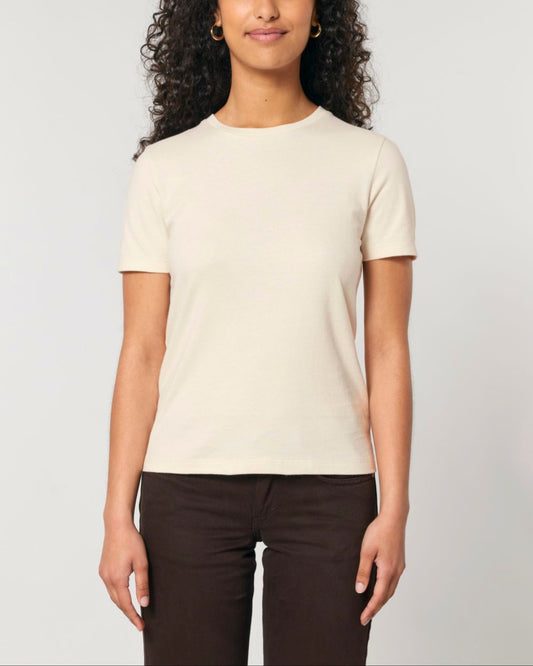 The Corrine Tee T-Shirt - Champagne Fog
