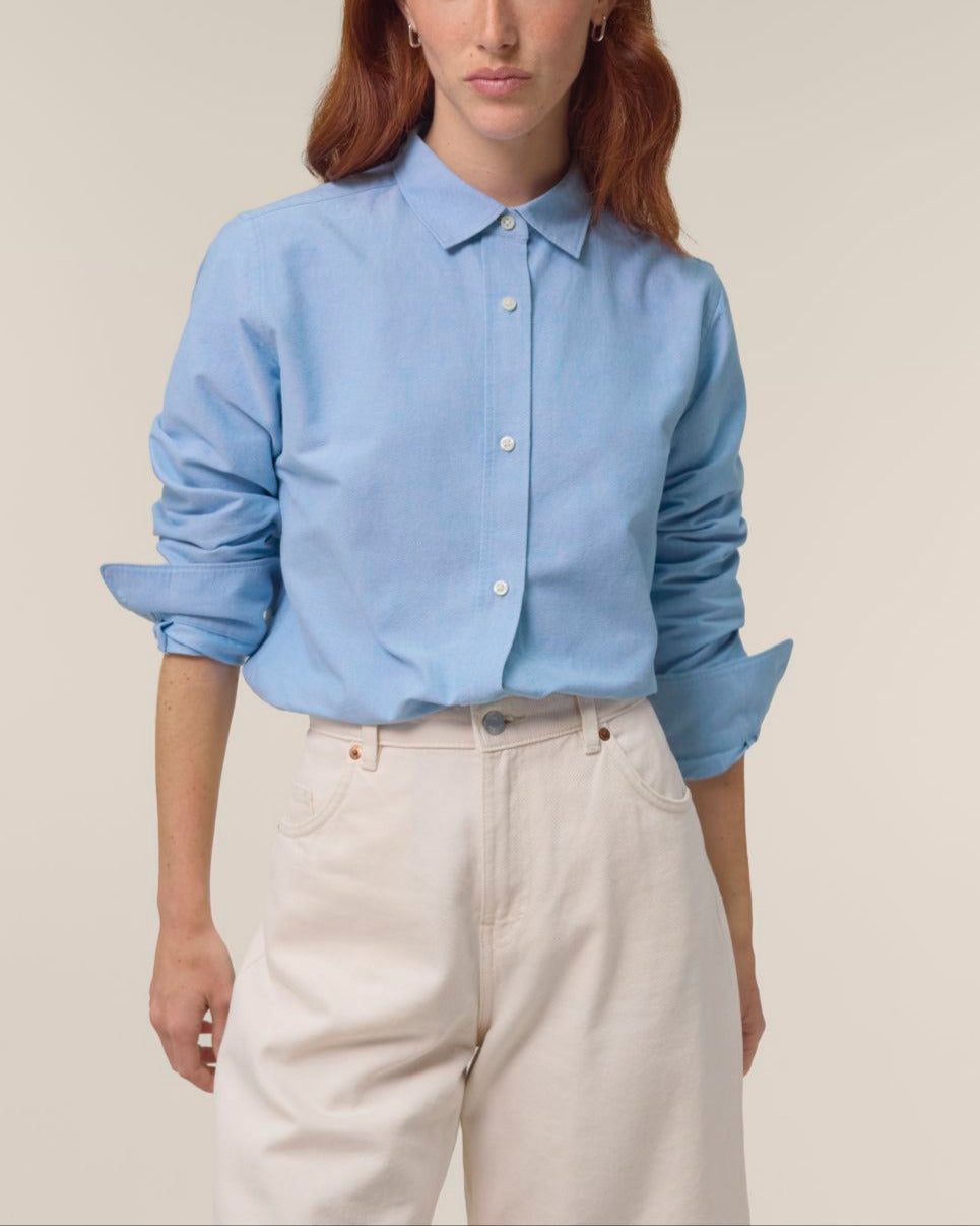 Oxford Shirt Female - Oxford Blue