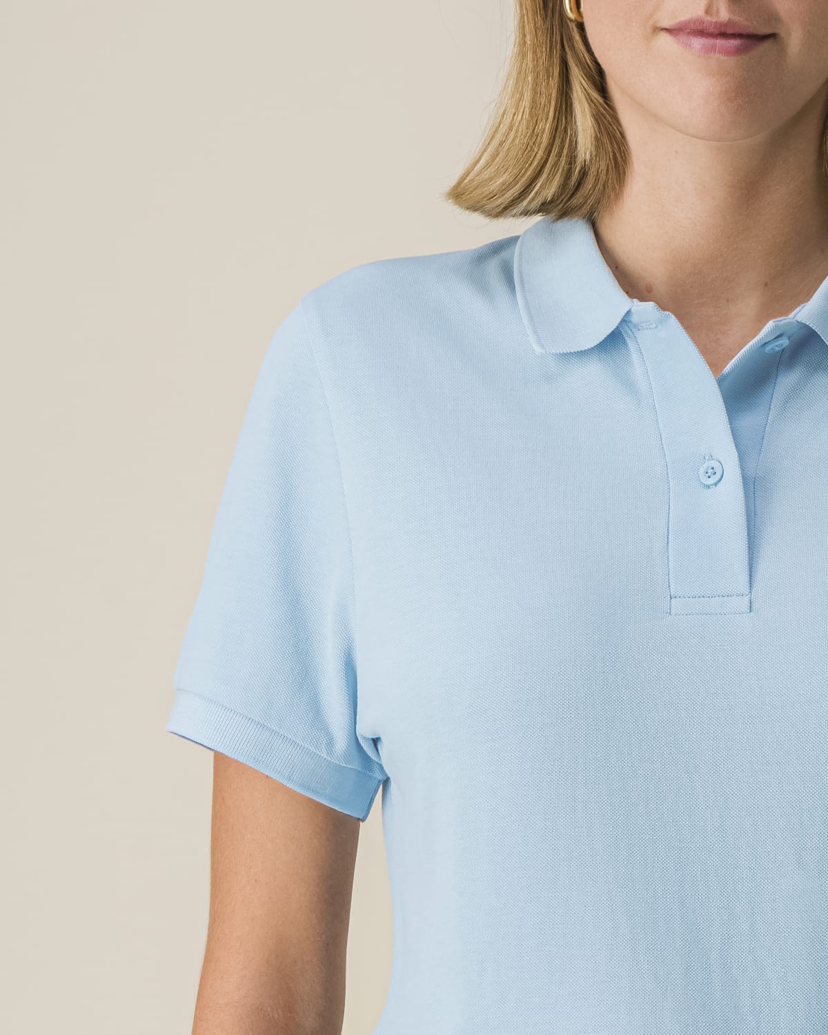 The Beaumont Polo Shirt - Sky blue