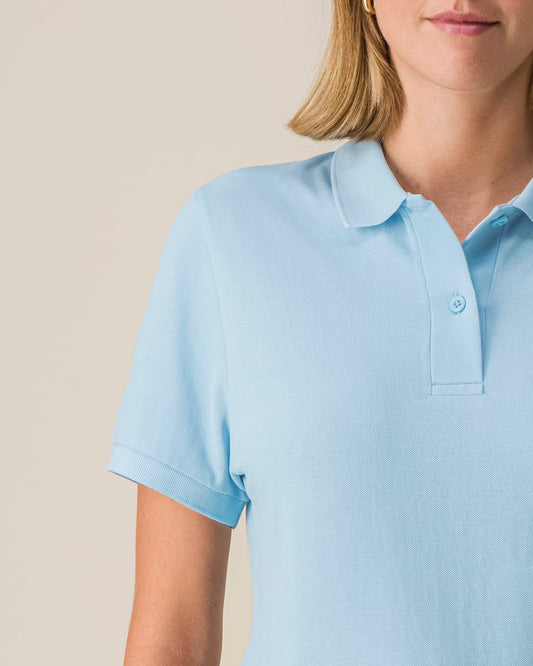 The Beaumont Polo Shirt - Sky blue