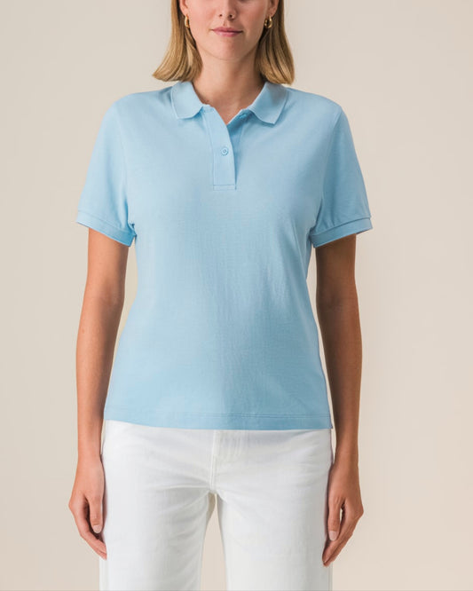 The Beaumont Polo Shirt - Sky blue