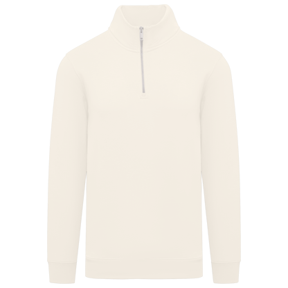 The Braemar Half-Zip Sweater - Ivory Edition