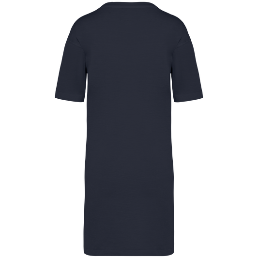 The Hollis T-Shirt Kleid - Washed Coal Grey