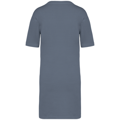 The Hollis T-Shirt Kleid -  Washed Mineral Grey