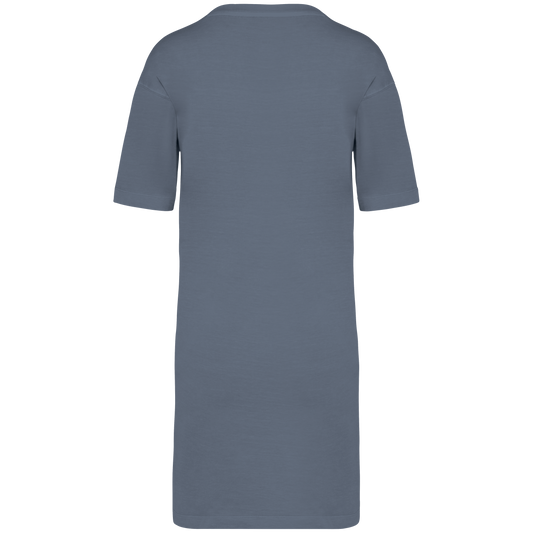 The Hollis T-Shirt Kleid -  Washed Mineral Grey