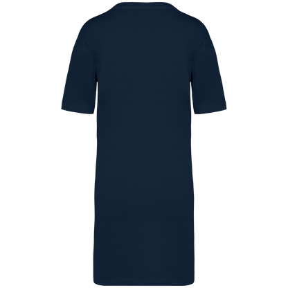 The Hollis T-Shirt Kleid -  Washed Navy Blue