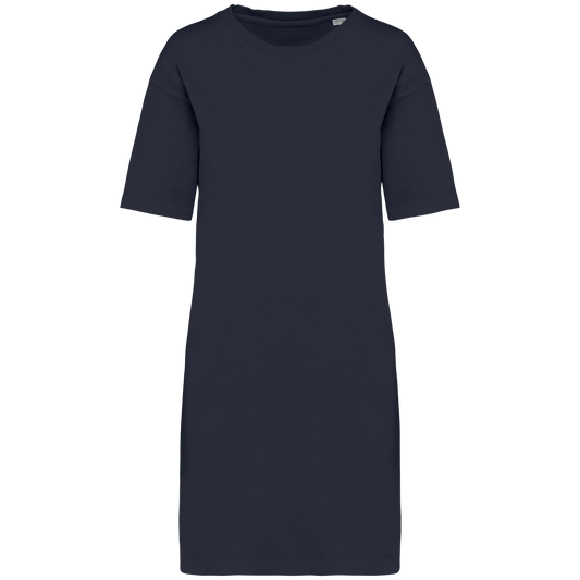 The Hollis T-Shirt Kleid - Washed Coal Grey