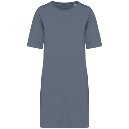 The Hollis T-Shirt Kleid -  Washed Mineral Grey