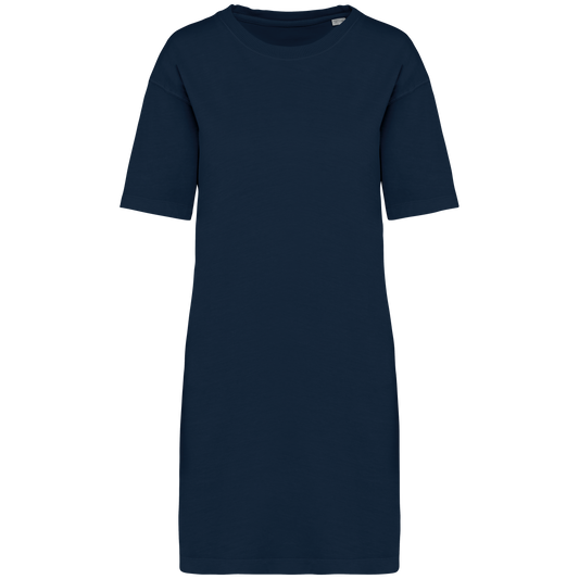 The Hollis T-Shirt Kleid -  Washed Navy Blue