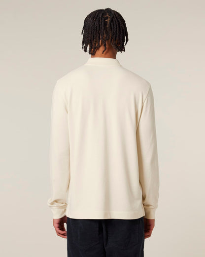 Belgrave Polo Shirt Longsleeve - Champagne Fog