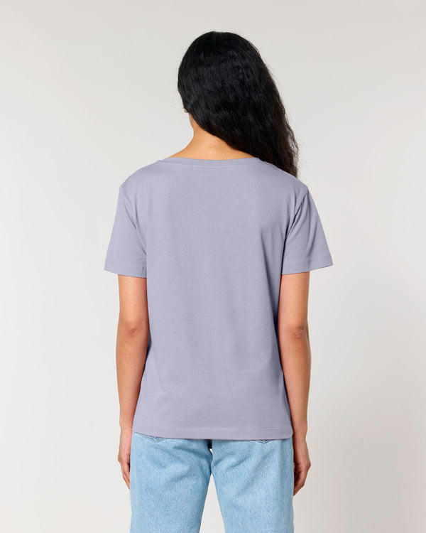 ICONIC MID-LIGHT SCOOP-NECK-T-SHIRT