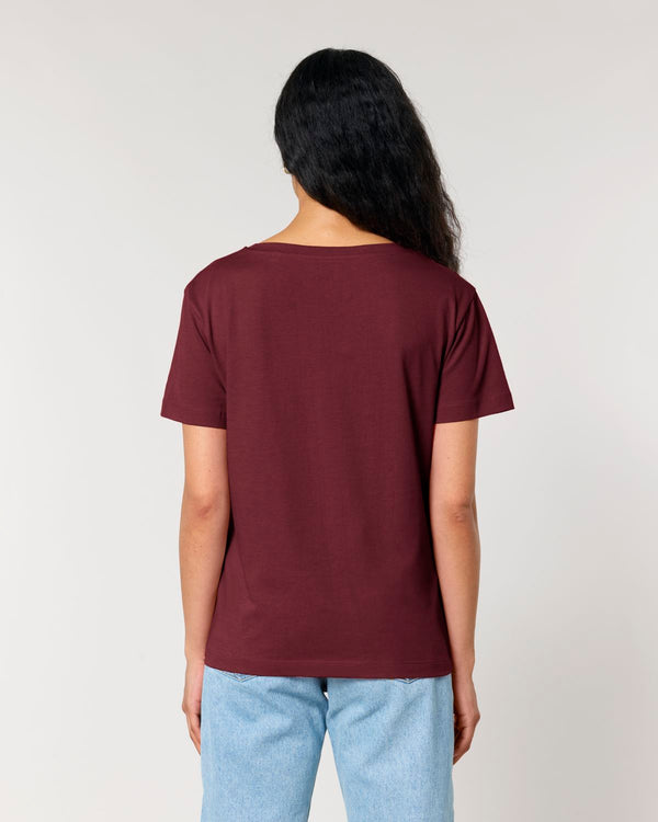 ICONIC MID-LIGHT SCOOP-NECK-T-SHIRT