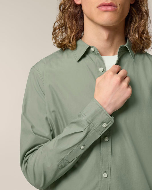 The Ashford Poplin - Soft Khaki