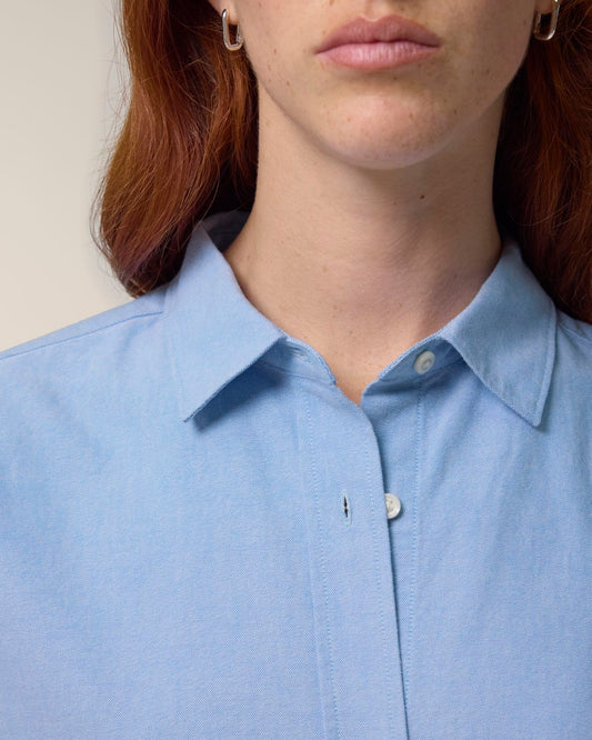 Oxford Shirt Female - Oxford Blue