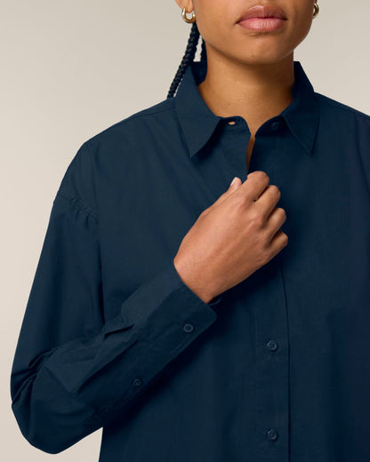 The Roselyn Poplin Hemd - Midnight Edition