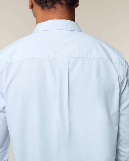 The Ashford Poplin Hemd - Summer Blue