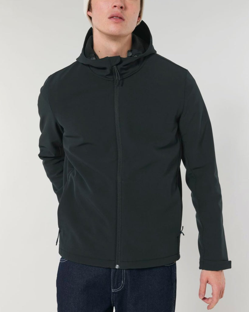 SOFTSHELL-JACKE MIT KAPUZE