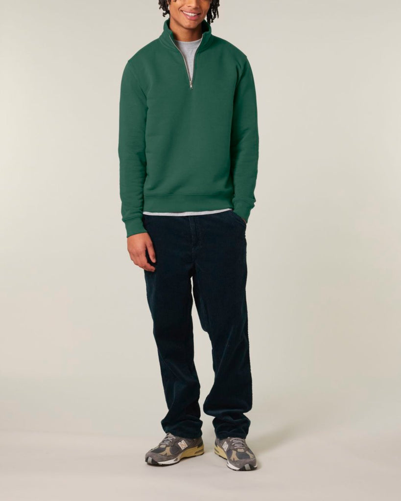 QUARTER-ZIP-SWEATSHIRT