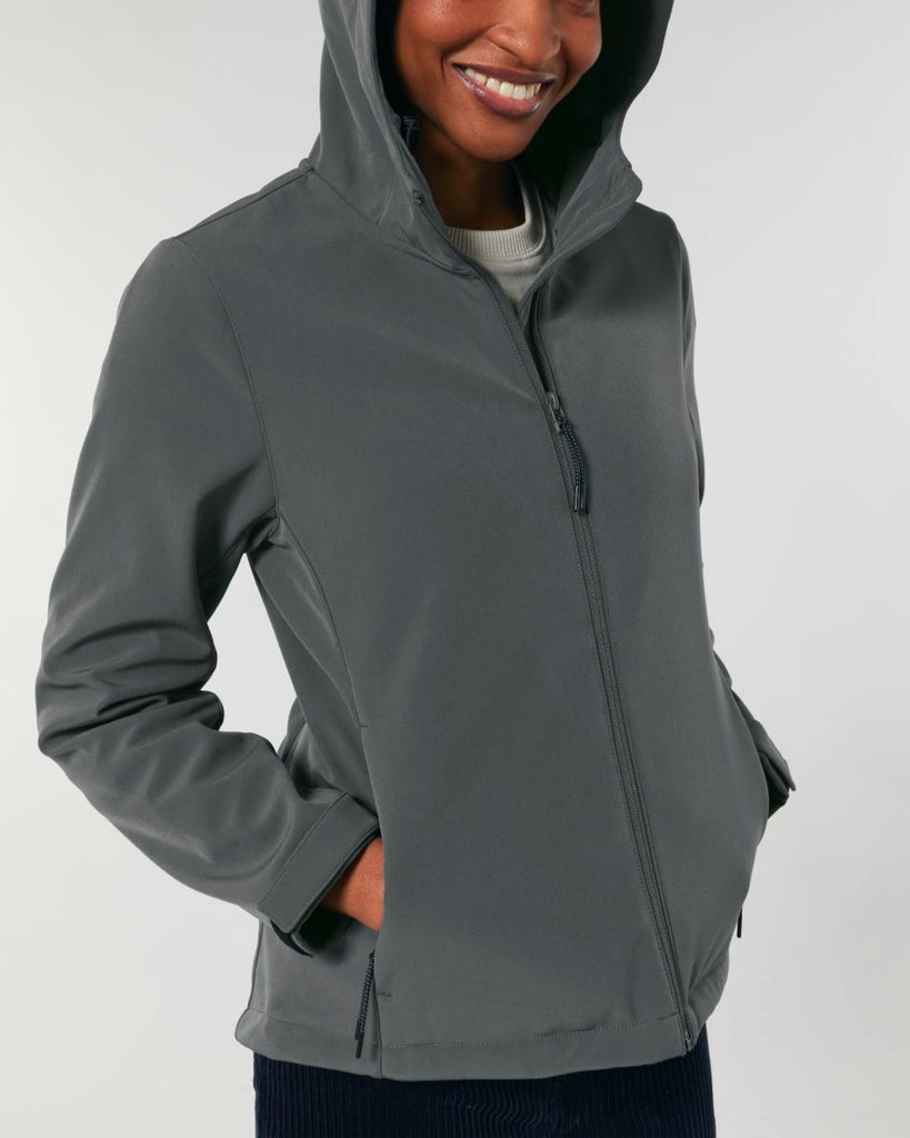 SOFTSHELL-JACKE MIT KAPUZE