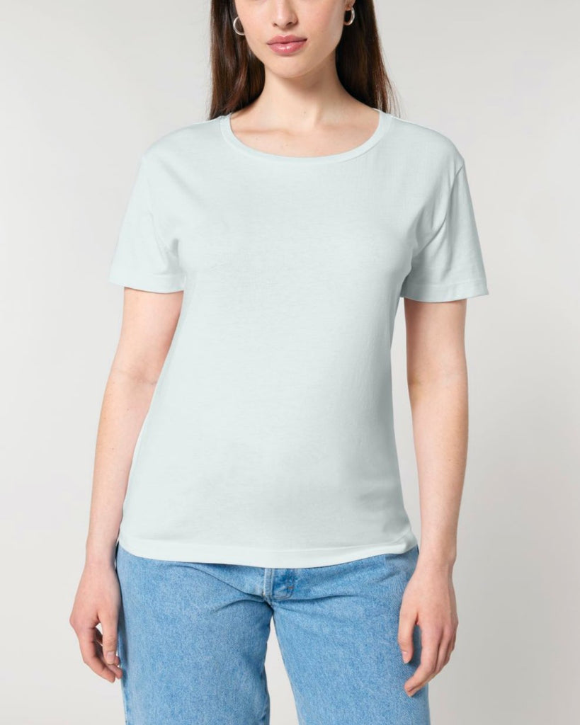 ICONIC MID-LIGHT SCOOP-NECK-T-SHIRT