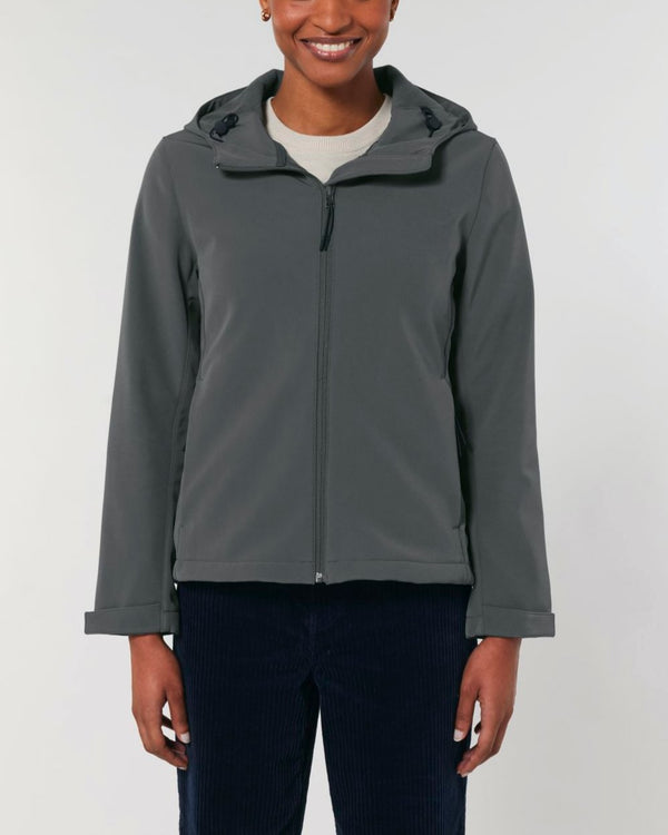 SOFTSHELL-JACKE MIT KAPUZE