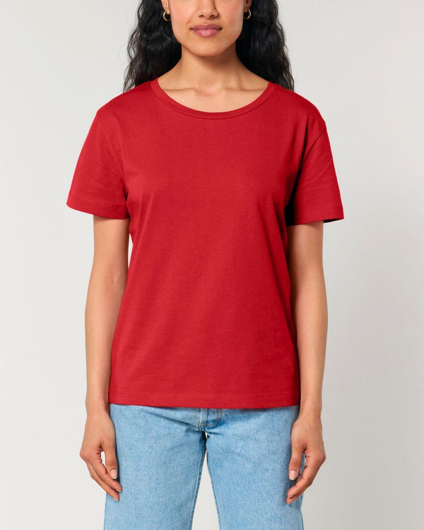 ICONIC MID-LIGHT SCOOP-NECK-T-SHIRT