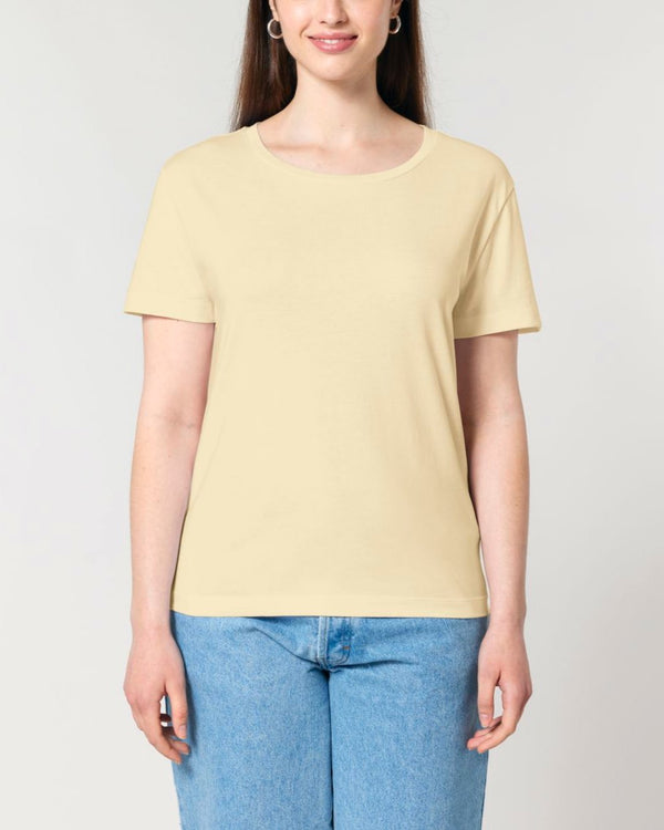 ICONIC MID-LIGHT SCOOP-NECK-T-SHIRT