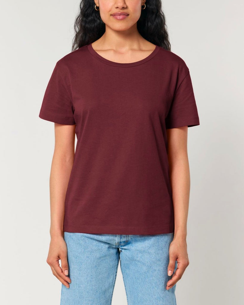 ICONIC MID-LIGHT SCOOP-NECK-T-SHIRT