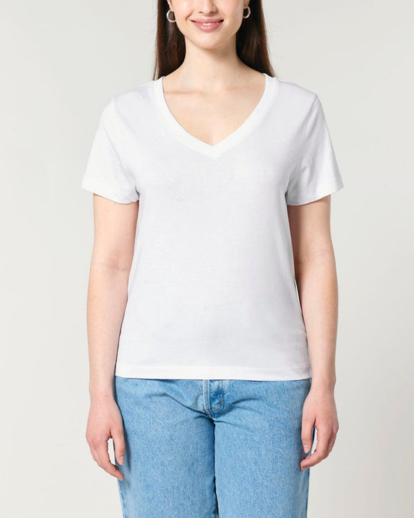 DAMEN-V-NECK-T-SHIRT