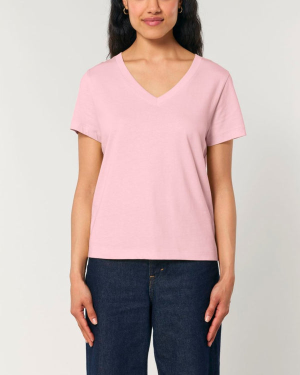 DAMEN-V-NECK-T-SHIRT