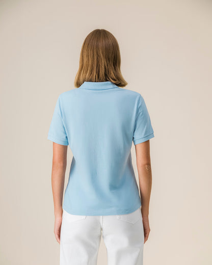 The Beaumont Polo Shirt - Sky blue