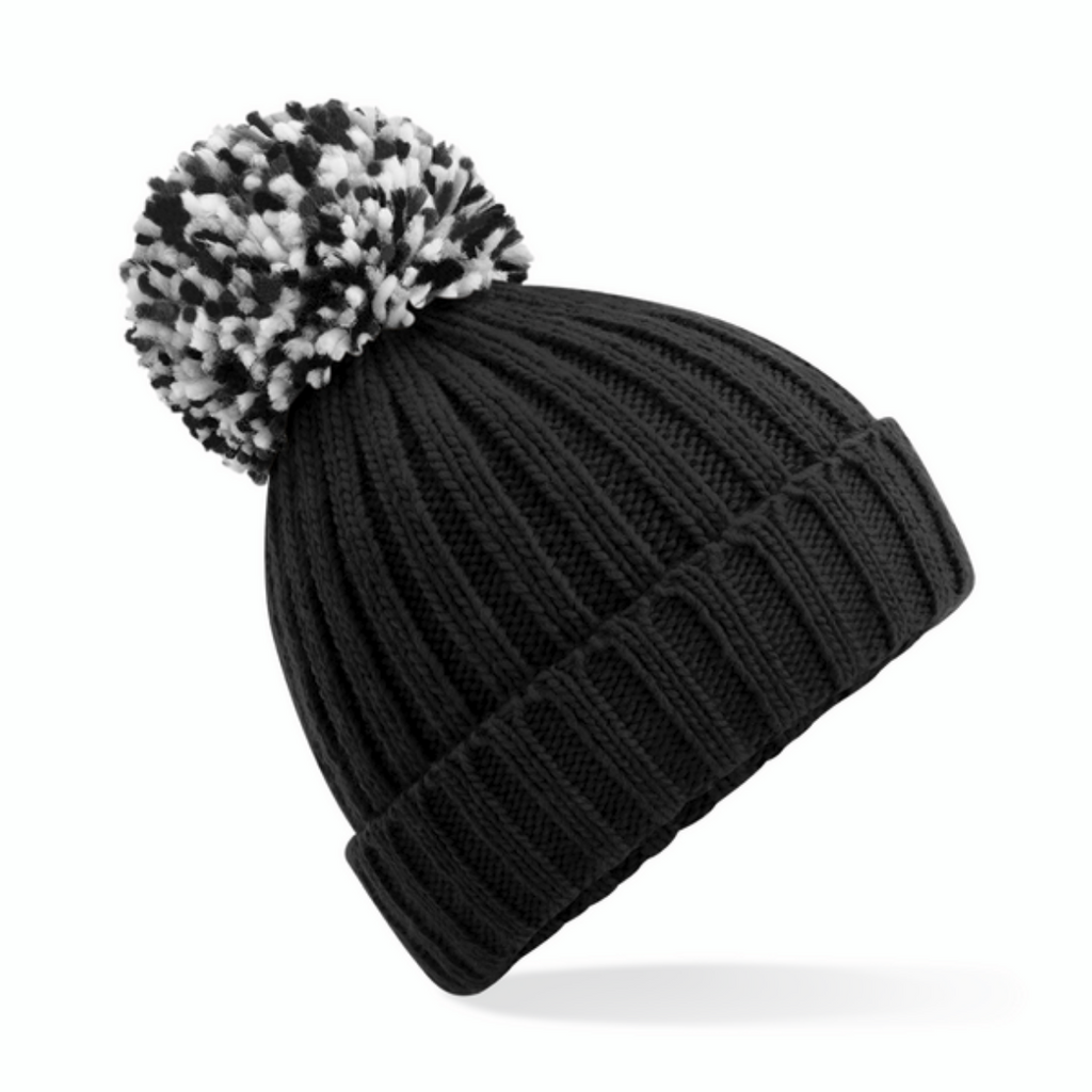 BEANIE (mehrfarbiger Bommel)